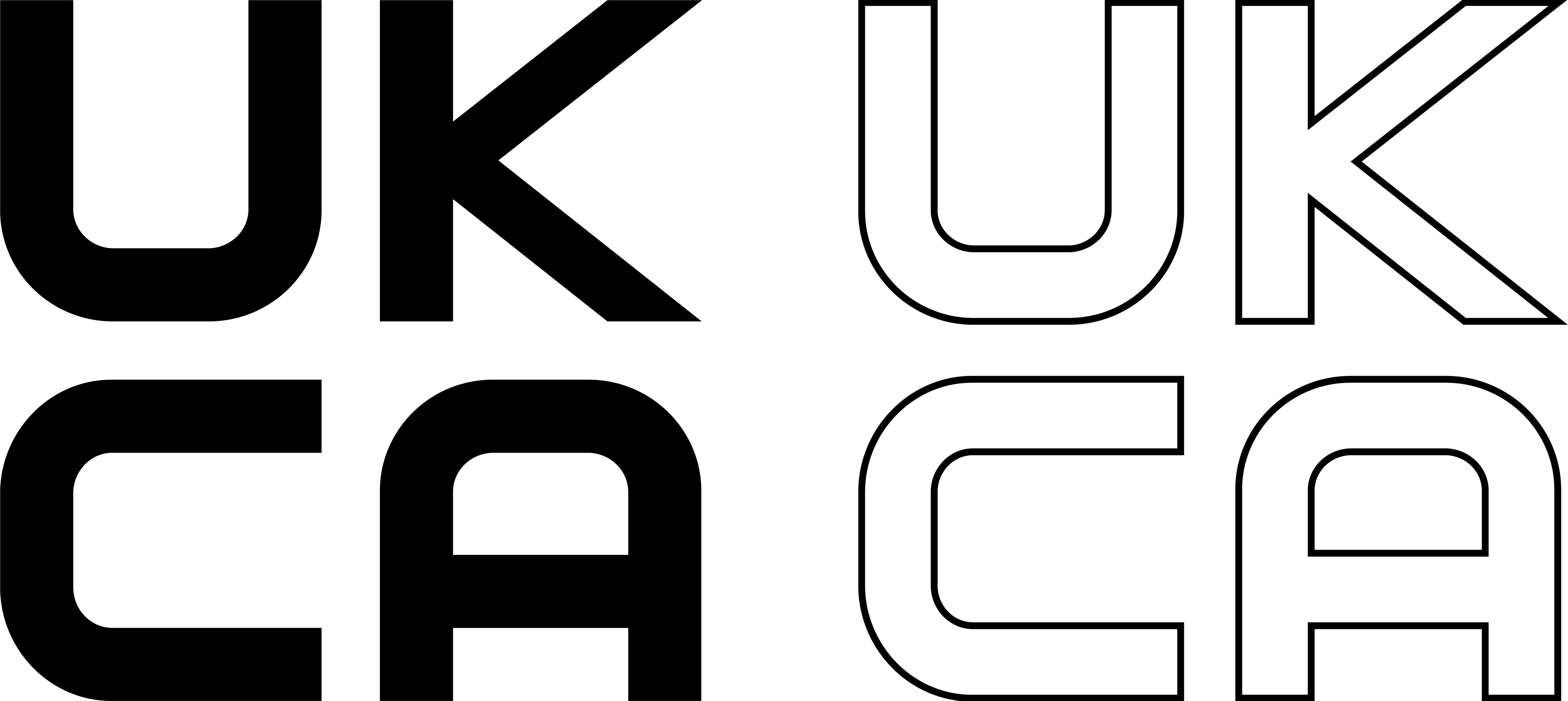UKCA logo black or outline